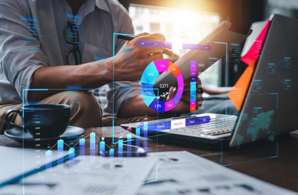 Concept digital transformation technology strategy